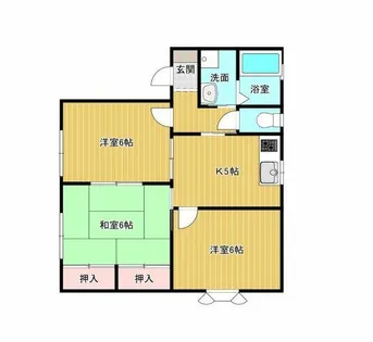 ルシェール藤原台【A101号室】の間取り