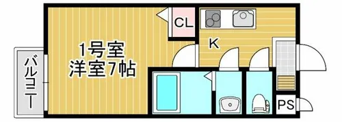 AILE岡場Ⅲ【1階】の間取り