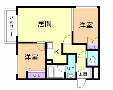 Jmms新光参番館【302号室】の間取り