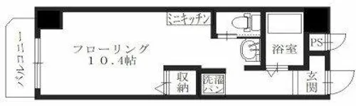 コンフォート布施【2階】の間取り