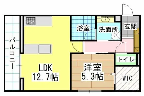 福岡県北九州市八幡東区西本町2丁目【アパート】の間取り