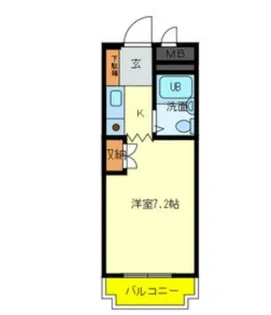 兵庫県西宮市与古道町【マンション】の間取り