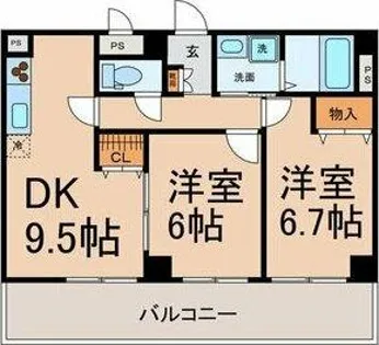 ロイヤル寿【3階】の間取り