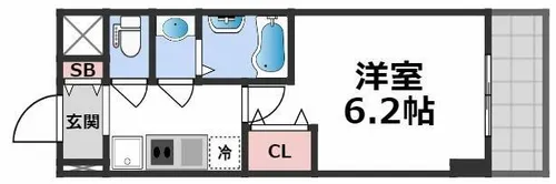 グランパシフィック今里南【5階】の間取り