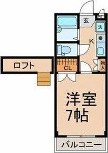 ラセーヌ柴田【2階】の間取り