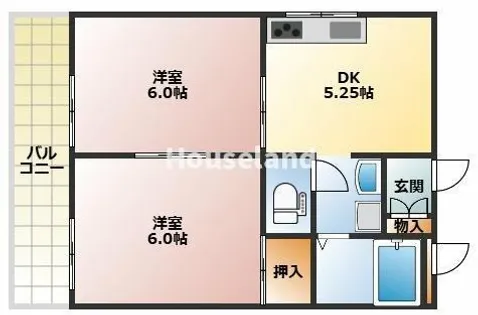 マンション本町【103号室】の間取り