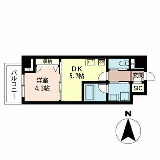 ベラ・ルーナ【0205号室】の間取り