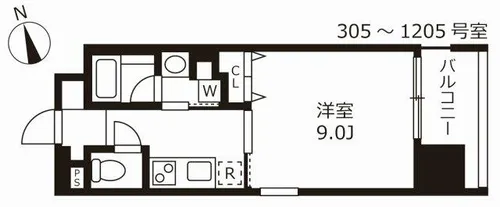 花の木ライズ【5階】の間取り
