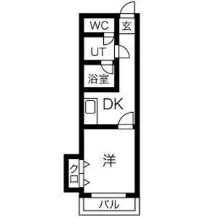 Kスクエアサウス【6階】の間取り