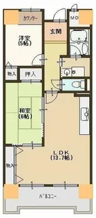 キオプラザ天満橋【13階】の間取り