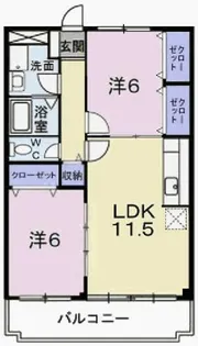 フラッツ・アイ【2階】の間取り