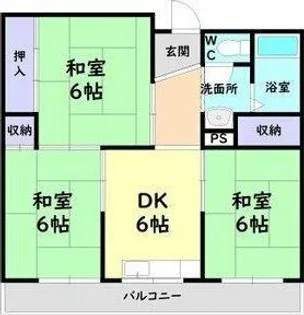 コーポエトワール【402号室】の間取り