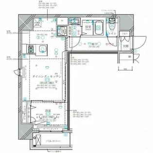 ディアレイシャス東別院Ⅱ【11階】の間取り