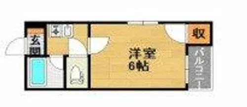 ロイヤルヴィラ昭和町【4階】の間取り