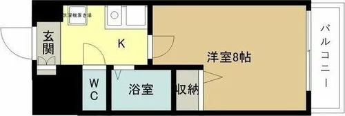 ウィンヒルズ難波西【5階】の間取り