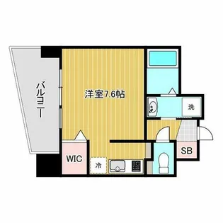 ウィスタリア京橋【3階】の間取り