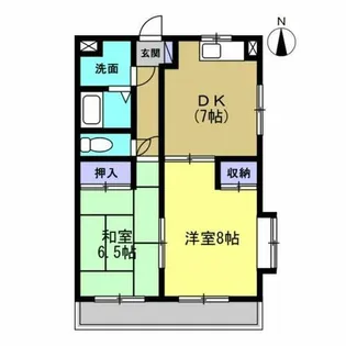 ローレルパレス【2A号室】の間取り