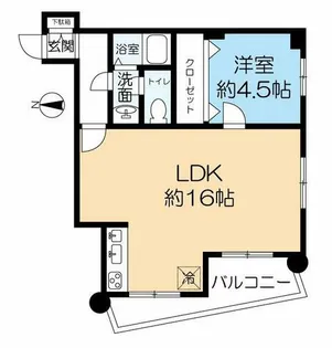ツインライフ武庫之荘A【2階】の間取り
