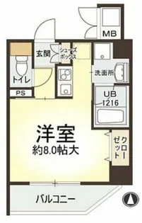 プリマベラ福島【6階】の間取り