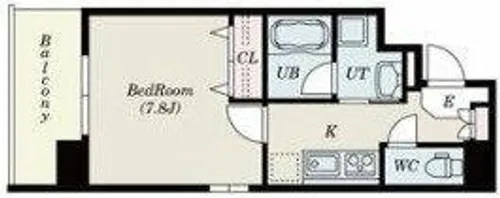 サムティ上町台龍造寺【9階】の間取り