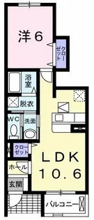 ソレイユ丸塚【1階】の間取り