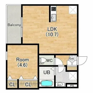 (仮称)ジーメゾン草刈フォーベル【3階】の間取り