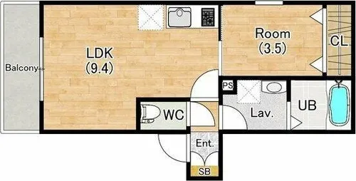 ジーメゾン知立エルペシア【2階】の間取り