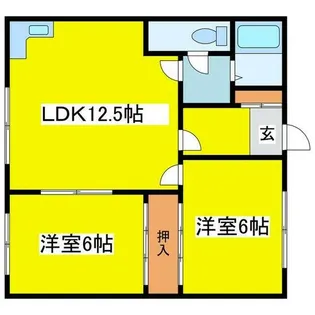 はまなすマンション【103号室】の間取り