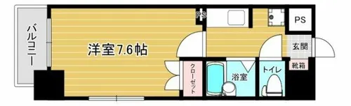 リファレンス県庁口【5階】の間取り