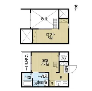 ラウレアハイツ【205号室】の間取り