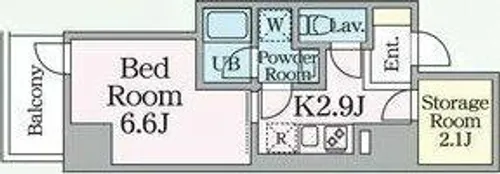 E-city大須【8階】の間取り