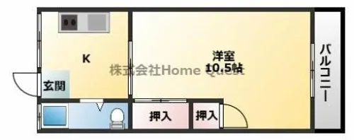 UMマンション【4階】の間取り