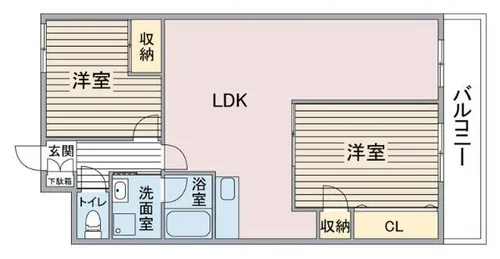 愛知県名古屋市名東区貴船1丁目【マンション】の間取り