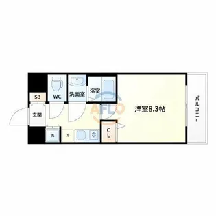 SURF ISLAND MONA LISA【4階】の間取り