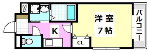 ベルダージ21【301号室】の間取り