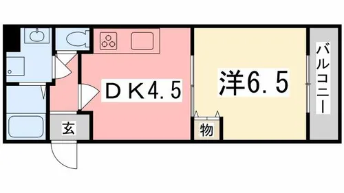 東雲Kマンション【205号室】の間取り