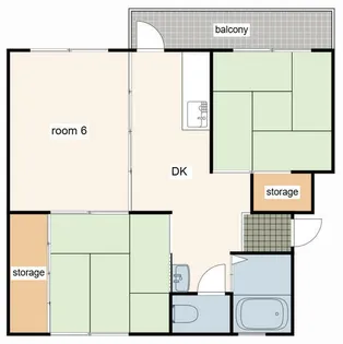 姫路青山 5号棟【4階】の間取り