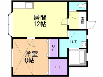 マンショングロット【203号室】の間取り