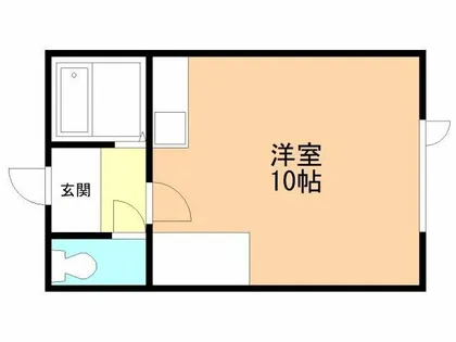 クリーンコーポ藍【107号室】の間取り