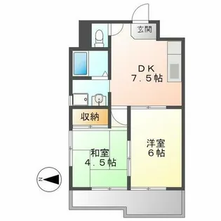 メゾン鶴舞【301号室】の間取り