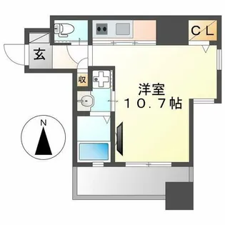 SPACE BEAT【6階】の間取り