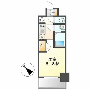 プレサンスNAGOYA覚王山【4階】の間取り