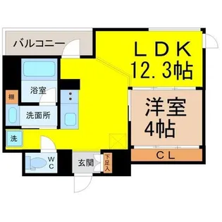 レジデンスT・L新栄【5階】の間取り