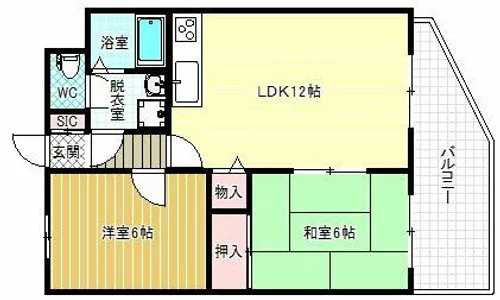 サン・ルミエール【2階】の間取り