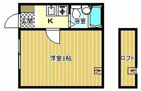 ラ・ルーチェ【2階】の間取り