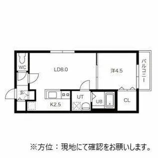 LA VIE 発寒【4階】の間取り