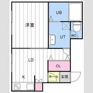 フロンティア麻生4【2階】の間取り