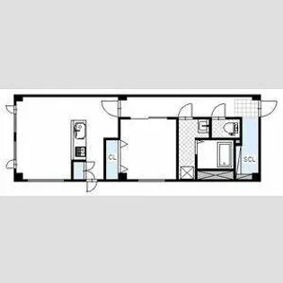 AMEX新琴似【2階】の間取り