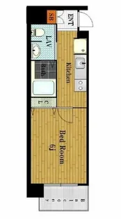 ブリリアント大阪西【15階】の間取り