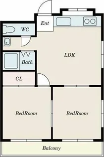 MKマンション【4階】の間取り